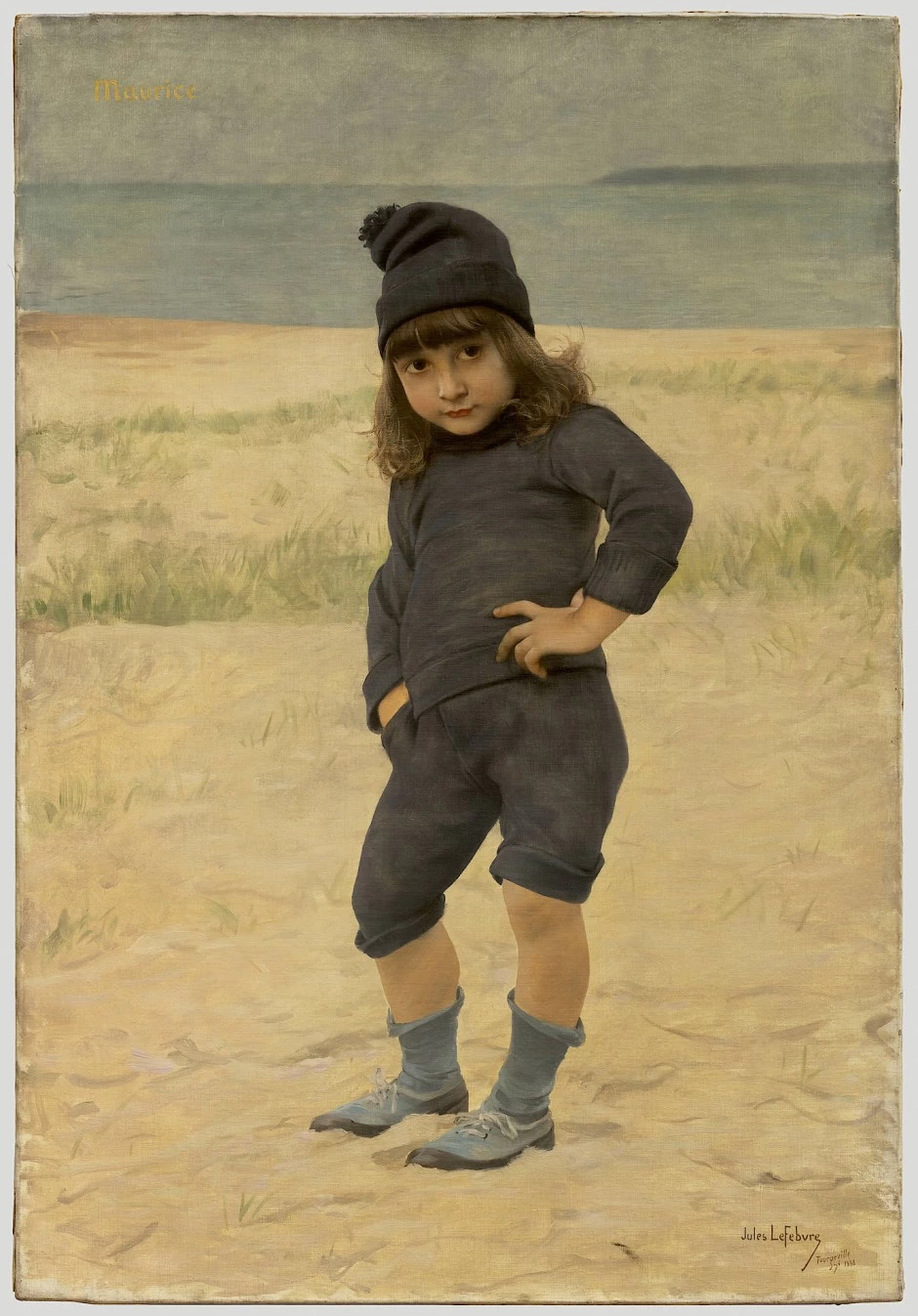 Ritratto di Maurice, figlio dell'artista - Musée de Picardie, Amiens